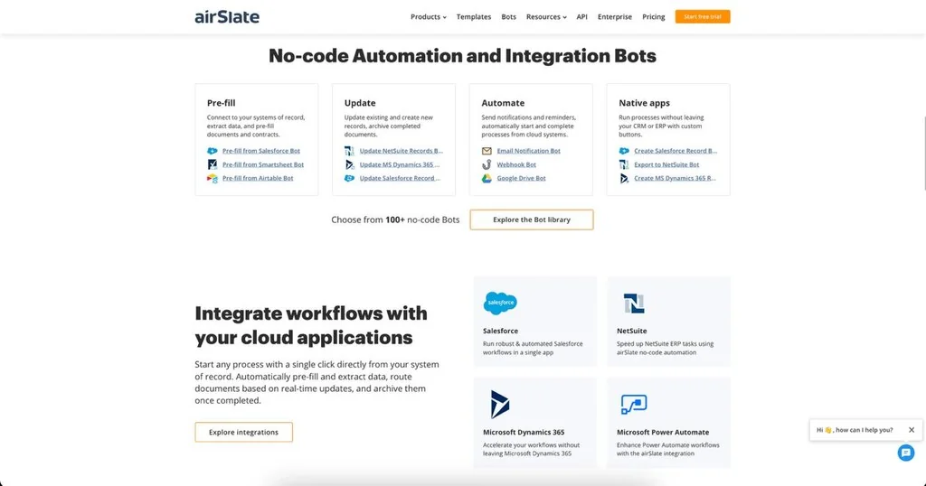 AirSlate – project interface