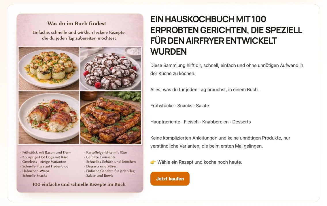 Airfryer Frau – additional view