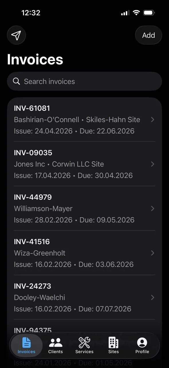 VBAU CRM – additional view
